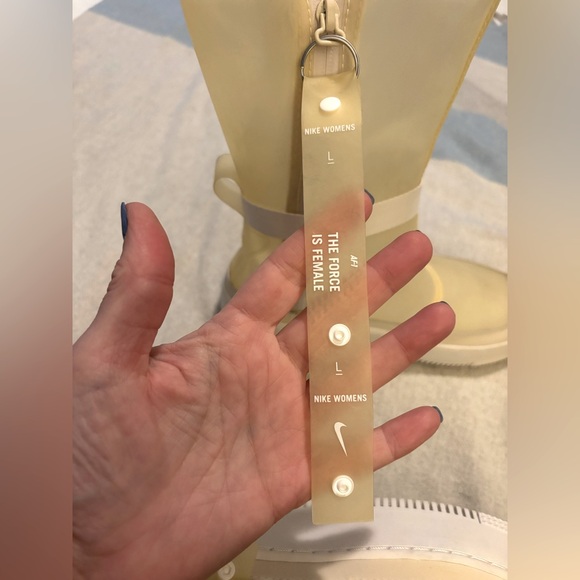 Nike Air Force 1 Sage Lux Hi Phantom (Pale Yellow) Boots Translucent Fun 8.5 - Picture 8 of 13